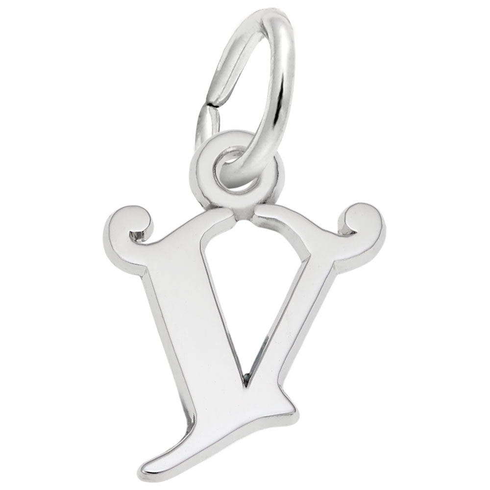 Rembrandt Charms Curly Initial Accent Charm