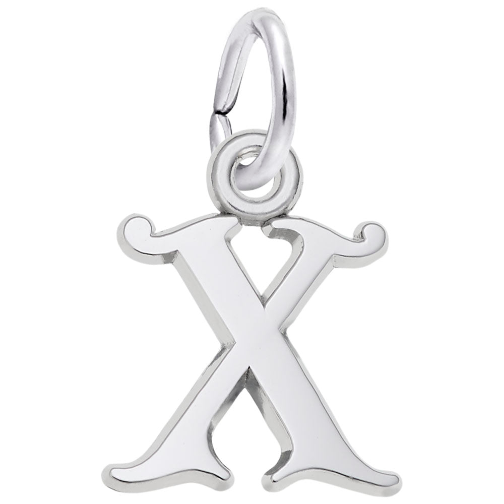 Rembrandt Charms Curly Initial Accent Charm
