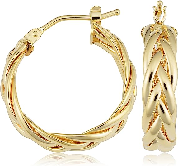 Woven Hoop Earrings