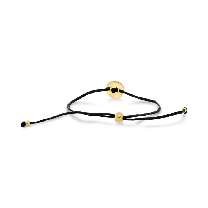 Diamond Disc String Bracelet
