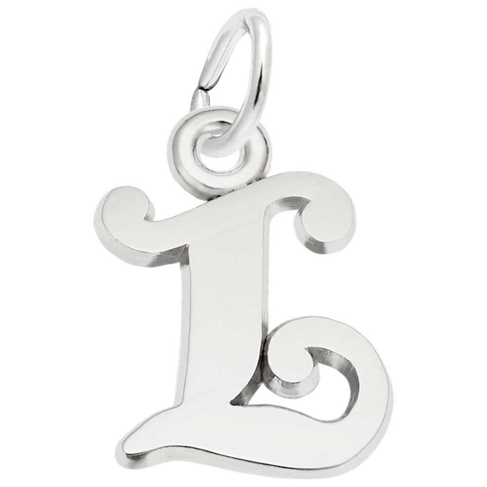 Rembrandt Charms Curly Initial Accent Charm