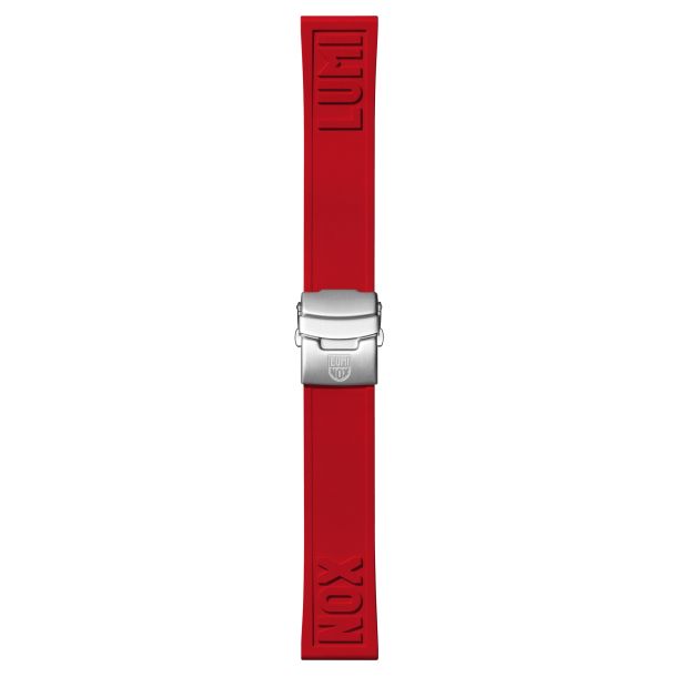 Luminox Men's FPX.2406.30Q.K 24mm Cut-To-Fit Luminox Branded Strap - Red