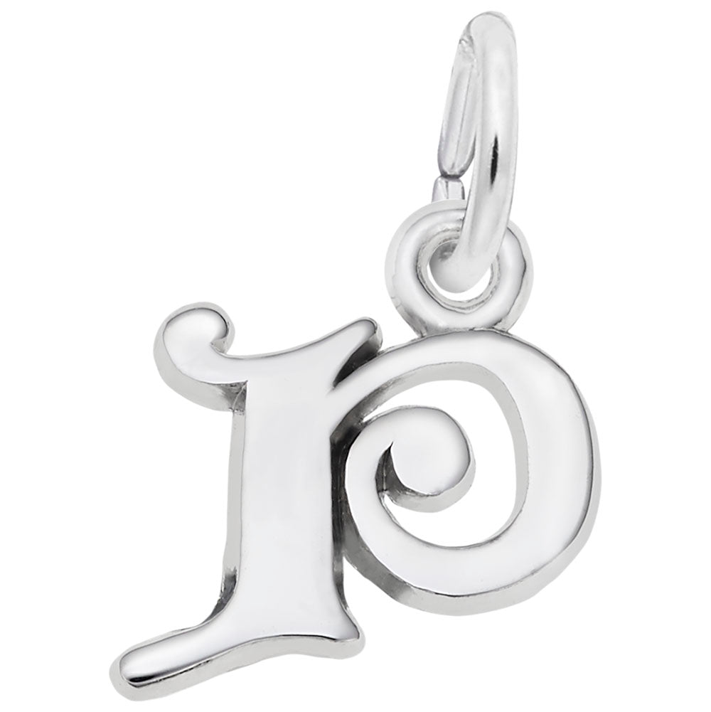Rembrandt Charms Curly Initial Accent Charm