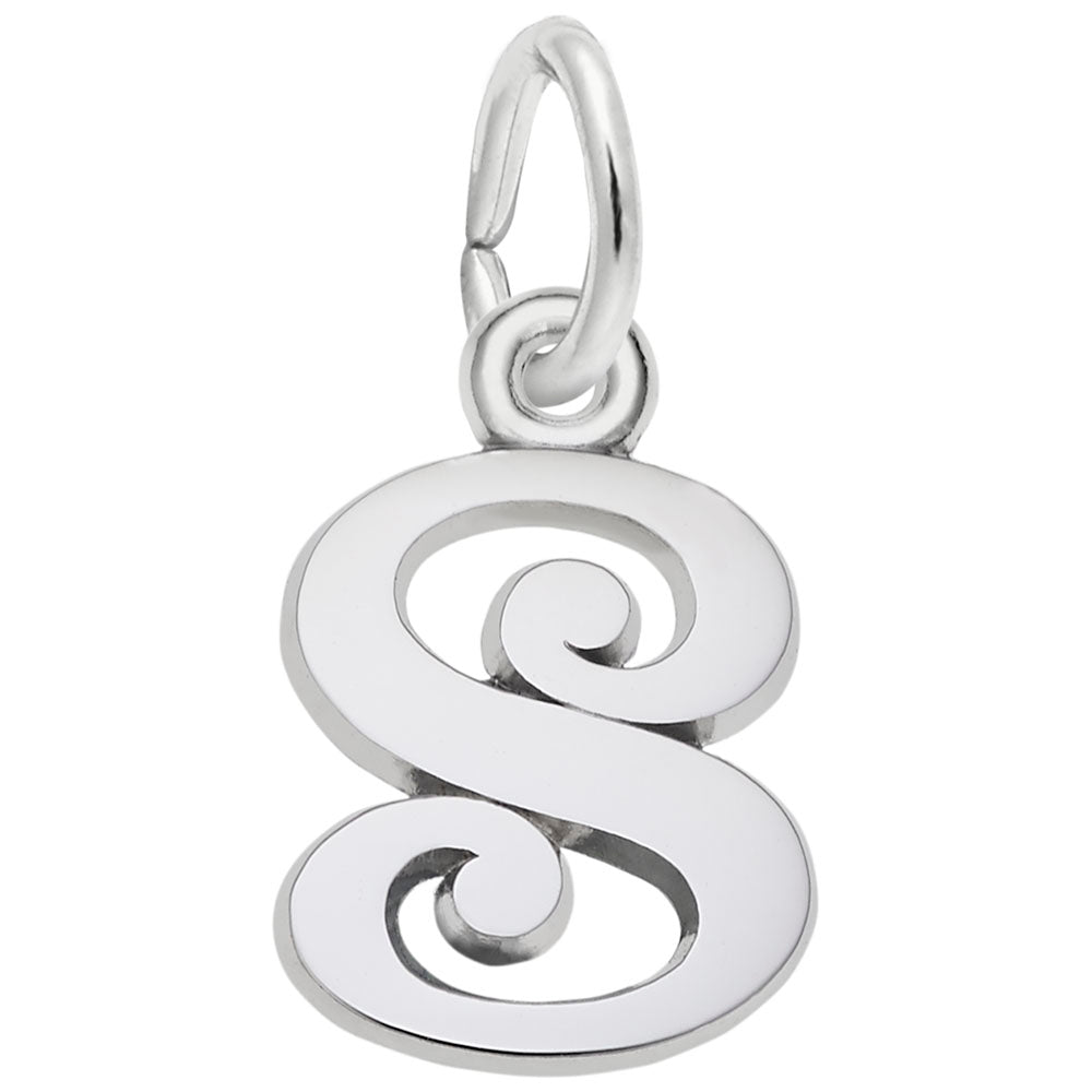 Rembrandt Charms Curly Initial Accent Charm