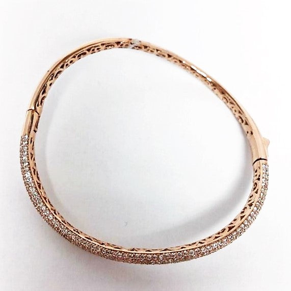 Dazzler's Cubic Zirconia Curved Bangle