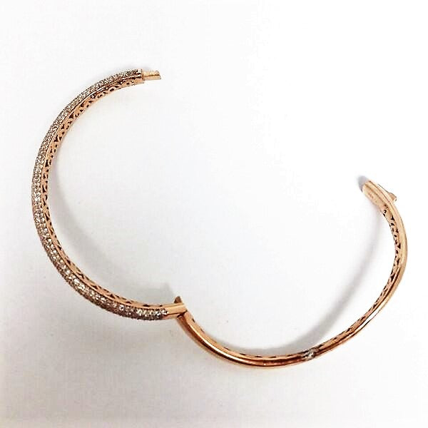 Dazzler's Cubic Zirconia Curved Bangle