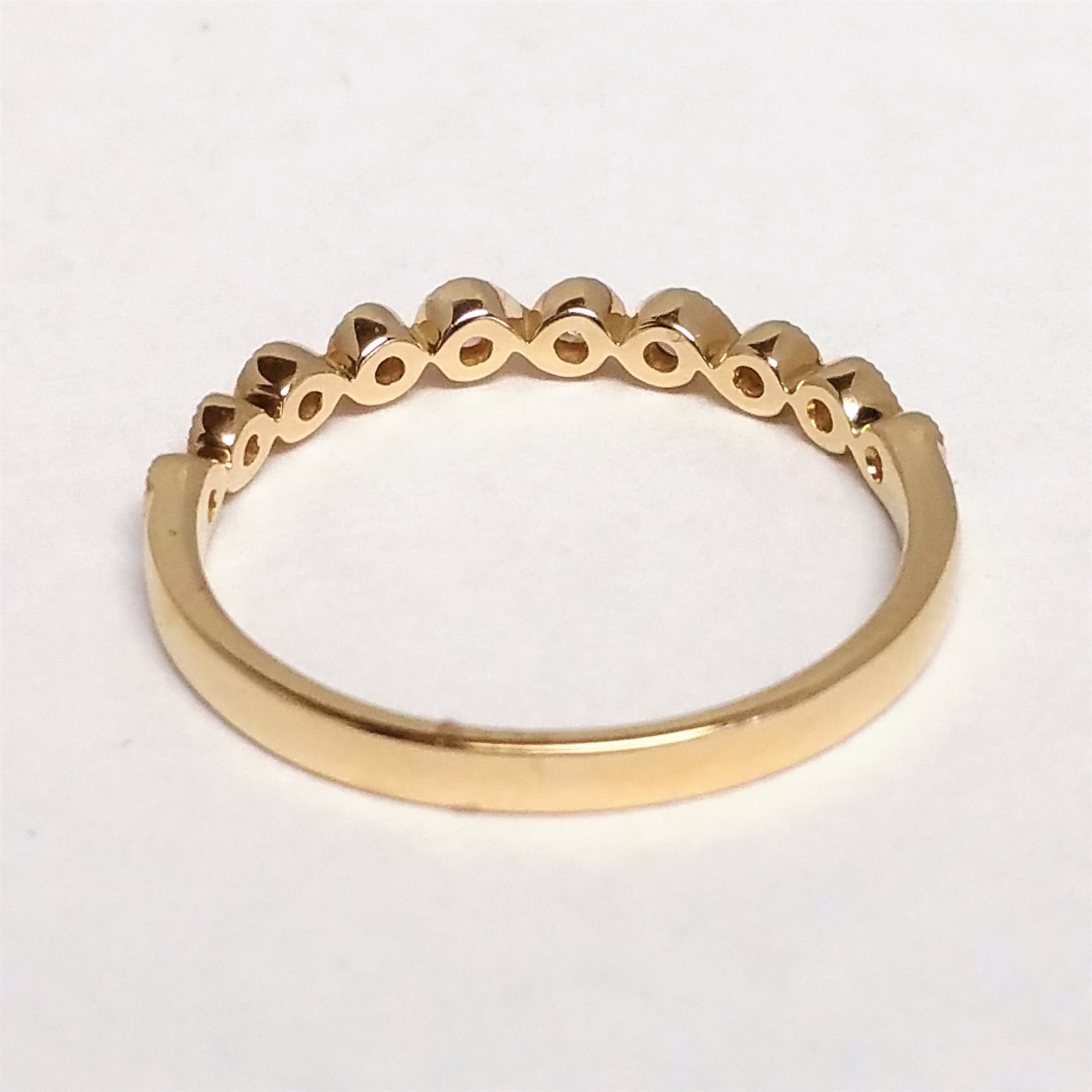 Milgrain Diamond Band