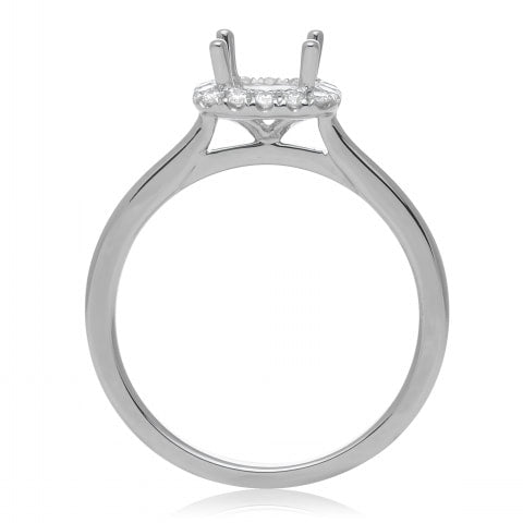 Halo Diamond Engagement Ring Setting