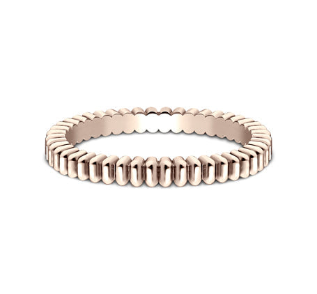 Gear Cut Wedding Band