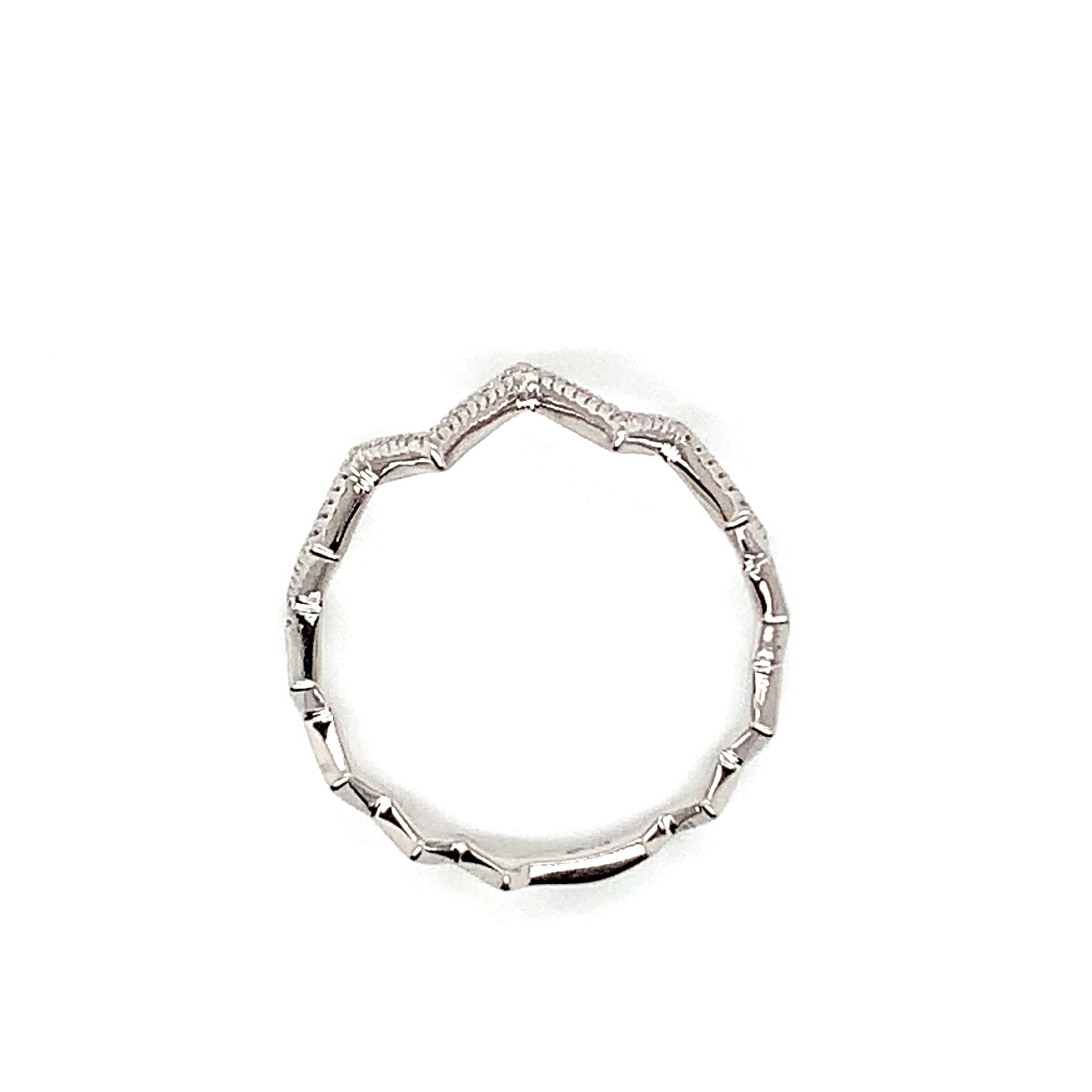 Diamond Zig Zag Ring