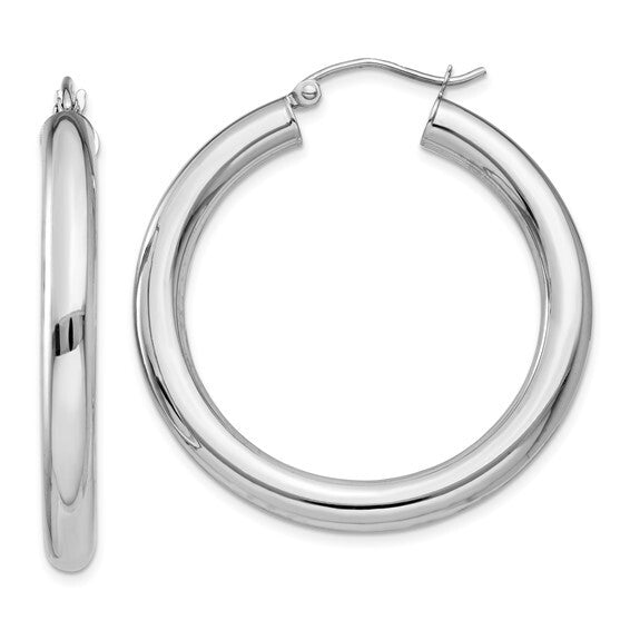 4MM Tube Hoop Earrings