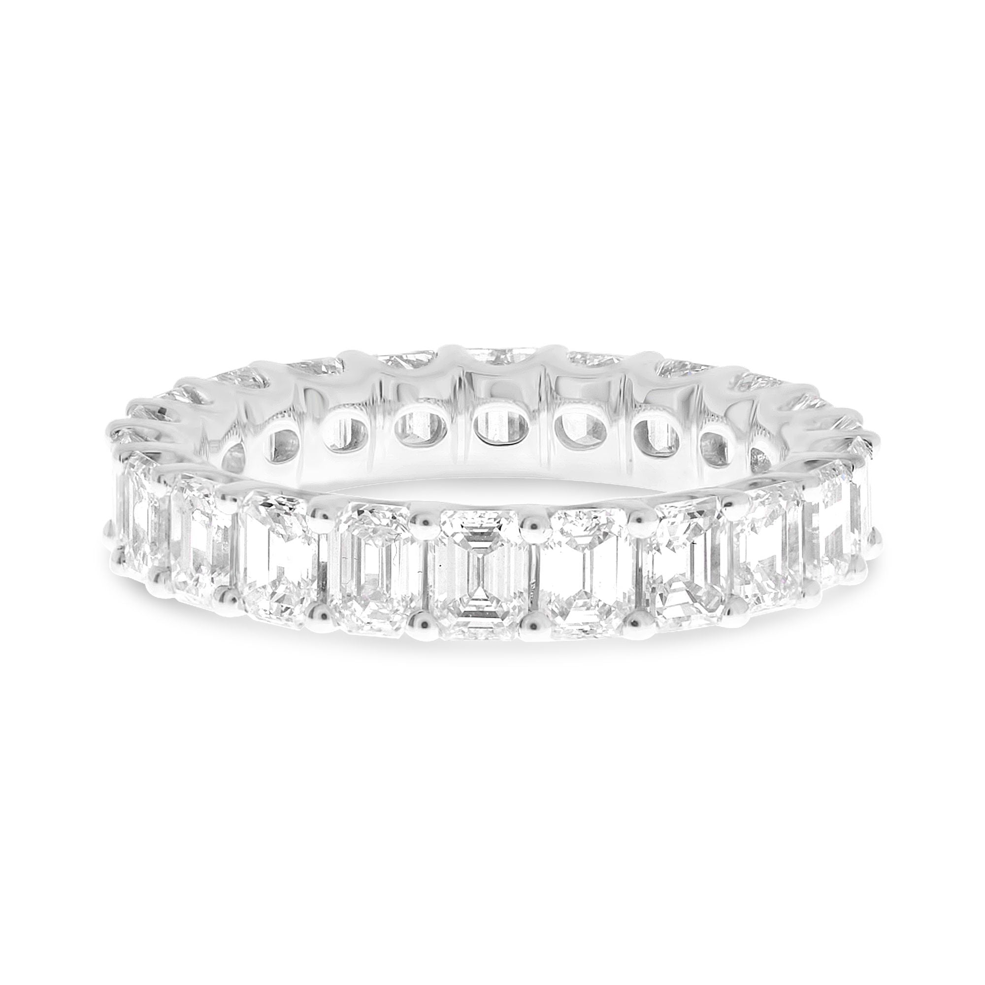 Emerald Cut Diamond Eternity Band