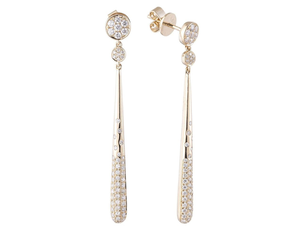Diamond Drop Earrings