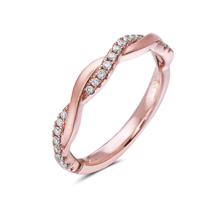 Diamond Braided Ring