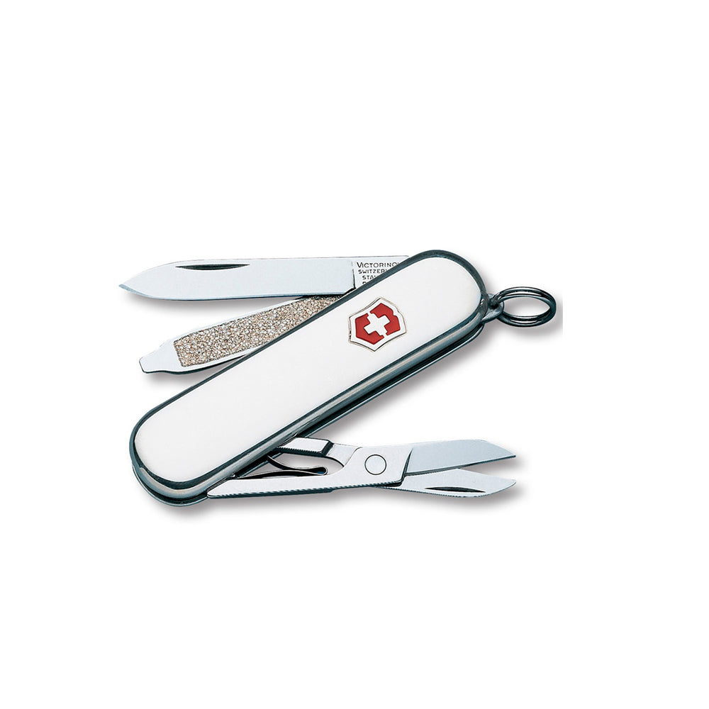 Swiss Army Victorinox Classic SD Pocket Knife in Sterling Silver- 53039
