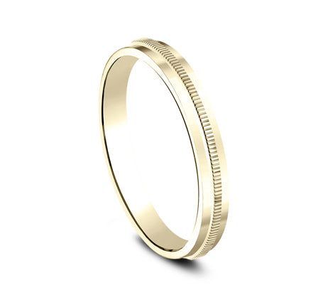 Milgrain Wedding Band