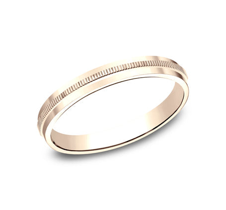 Milgrain Wedding Band