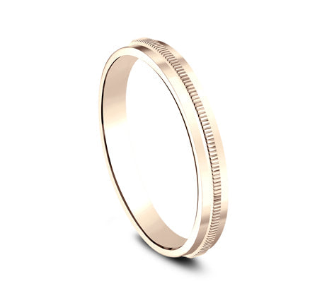 Milgrain Wedding Band
