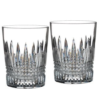 Diamond double old fashioned glasses Clearance