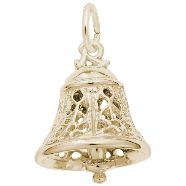 Rembrandt Charms Filigree Bell Charm