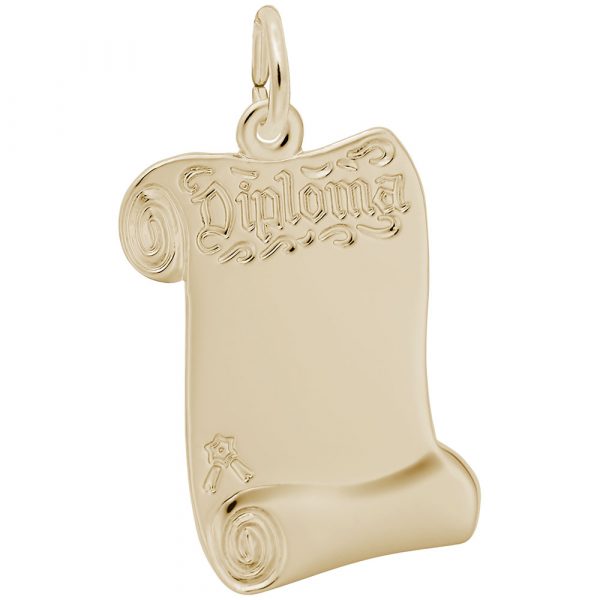 Rembrandt Charms Opened Diploma Charm