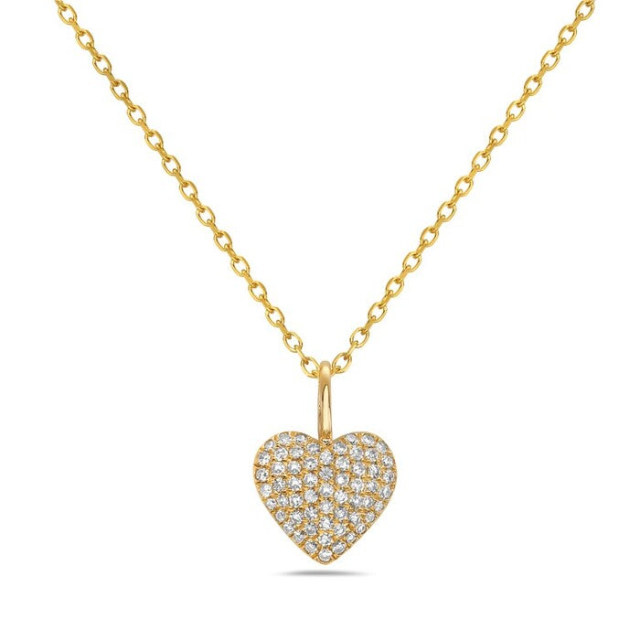 Diamond Heart Pendant Necklace