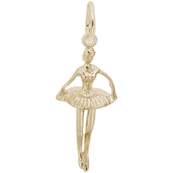 Rembrandt Charms Pointed Toes Ballet Dancer Charm