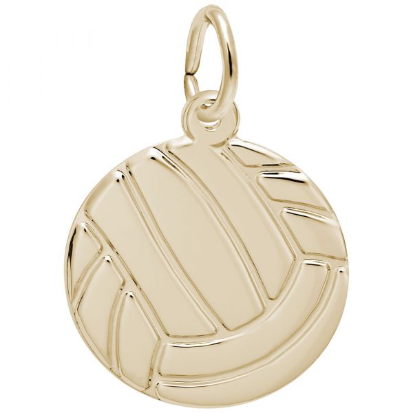 Rembrandt Charms Flat Volleyball Charm