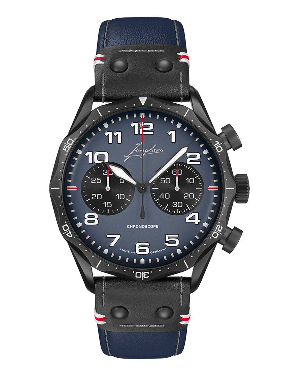 Junghans Men's 27/3395.00 Meister Pilot Chronoscope Limited Edition Watch
