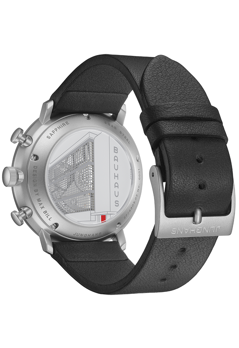 Junghans Men's 27/4303.02 Max Bill Chronoscope Bauhaus Watch