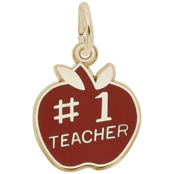 Rembrandt Charms Number One Teacher Charm