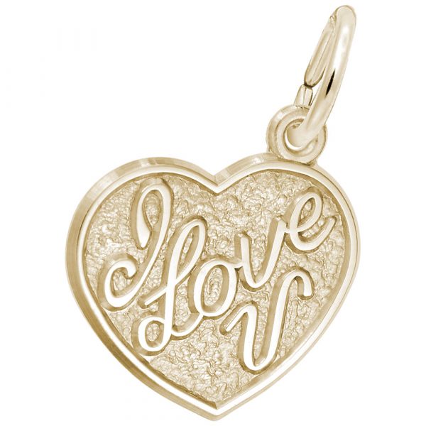 Rembrandt Charms I Love You Heart Charm