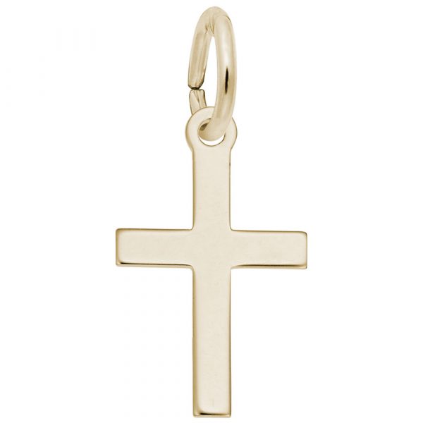 Rembrandt Charms Small Plain Cross Charm