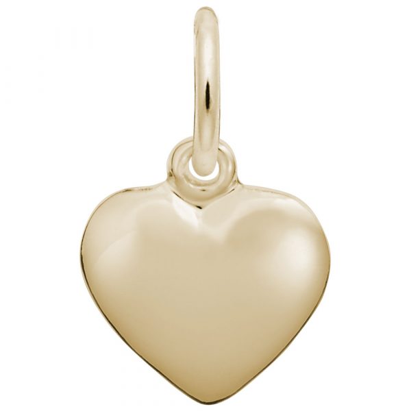 Rembrandt Charms Small Puffy Heart Charm