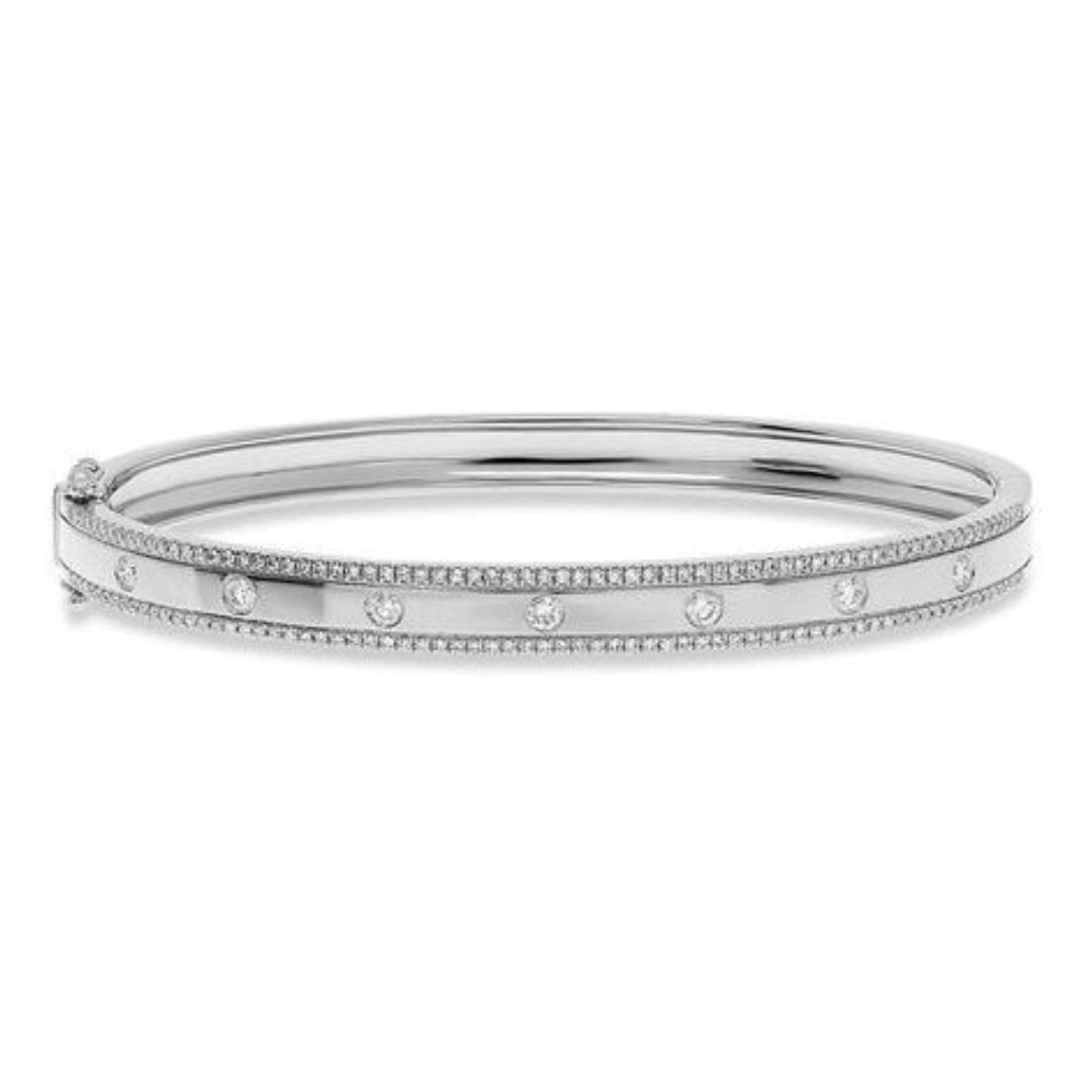 Diamond Bangle Bracelet