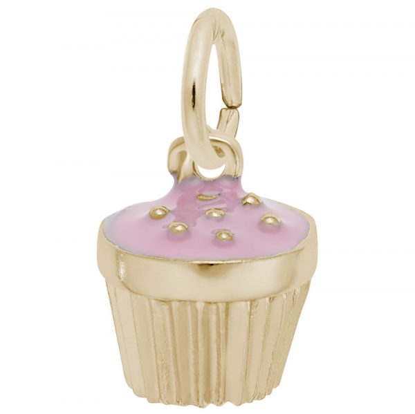 Rembrandt Charms Cupcake Pink Charm