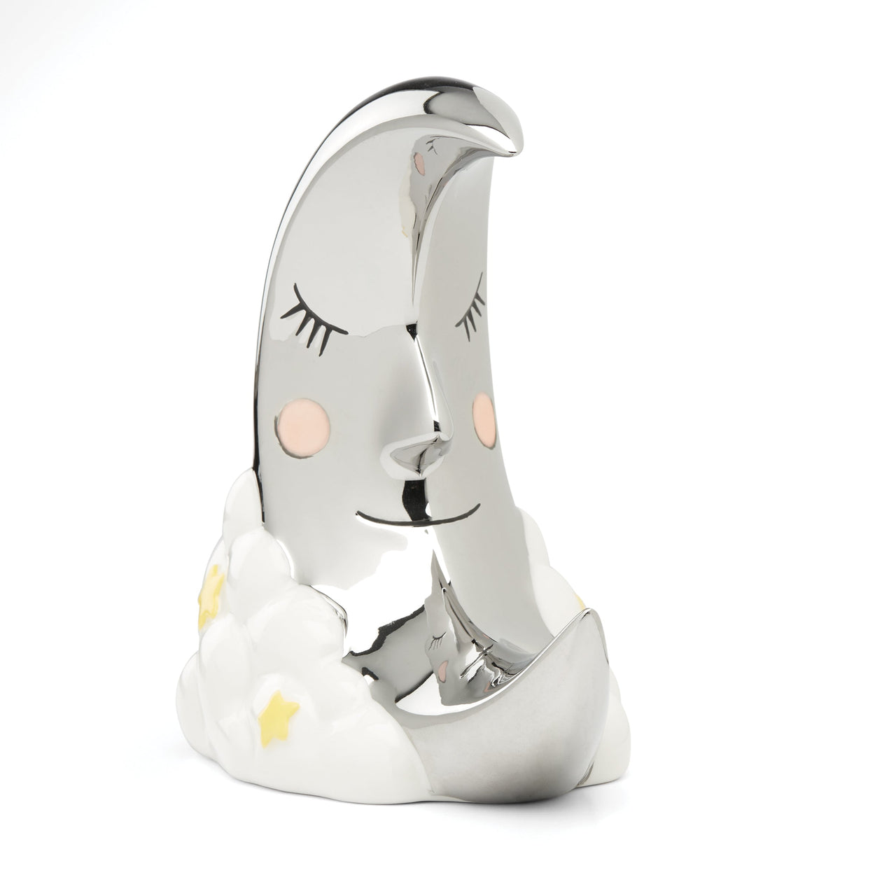 Reed & Barton Sweet Dreams Silverplated Moon Coin Bank - 894459