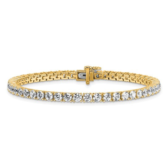 7.01CTW Diamond Tennis Bracelet