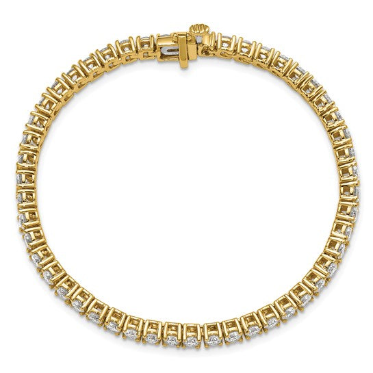 7.01CTW Diamond Tennis Bracelet