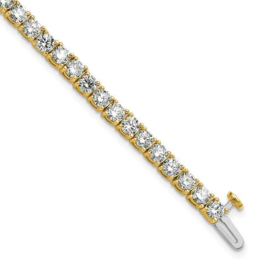 7.01CTW Diamond Tennis Bracelet