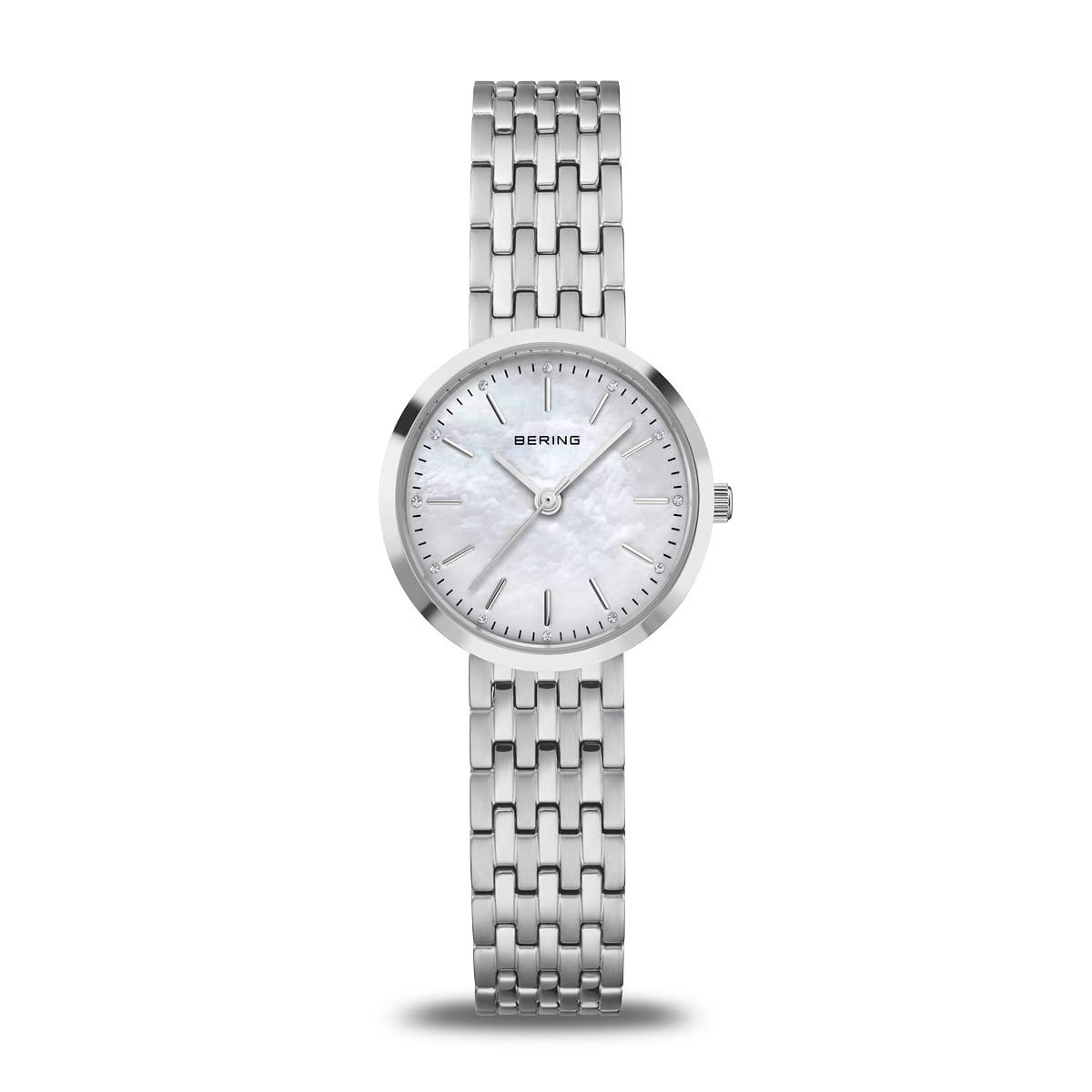 Bering stainless steel mother of pearl dial