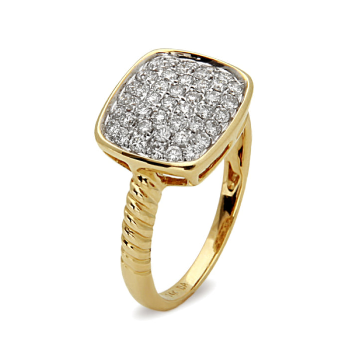 Diamond Cluster Ring