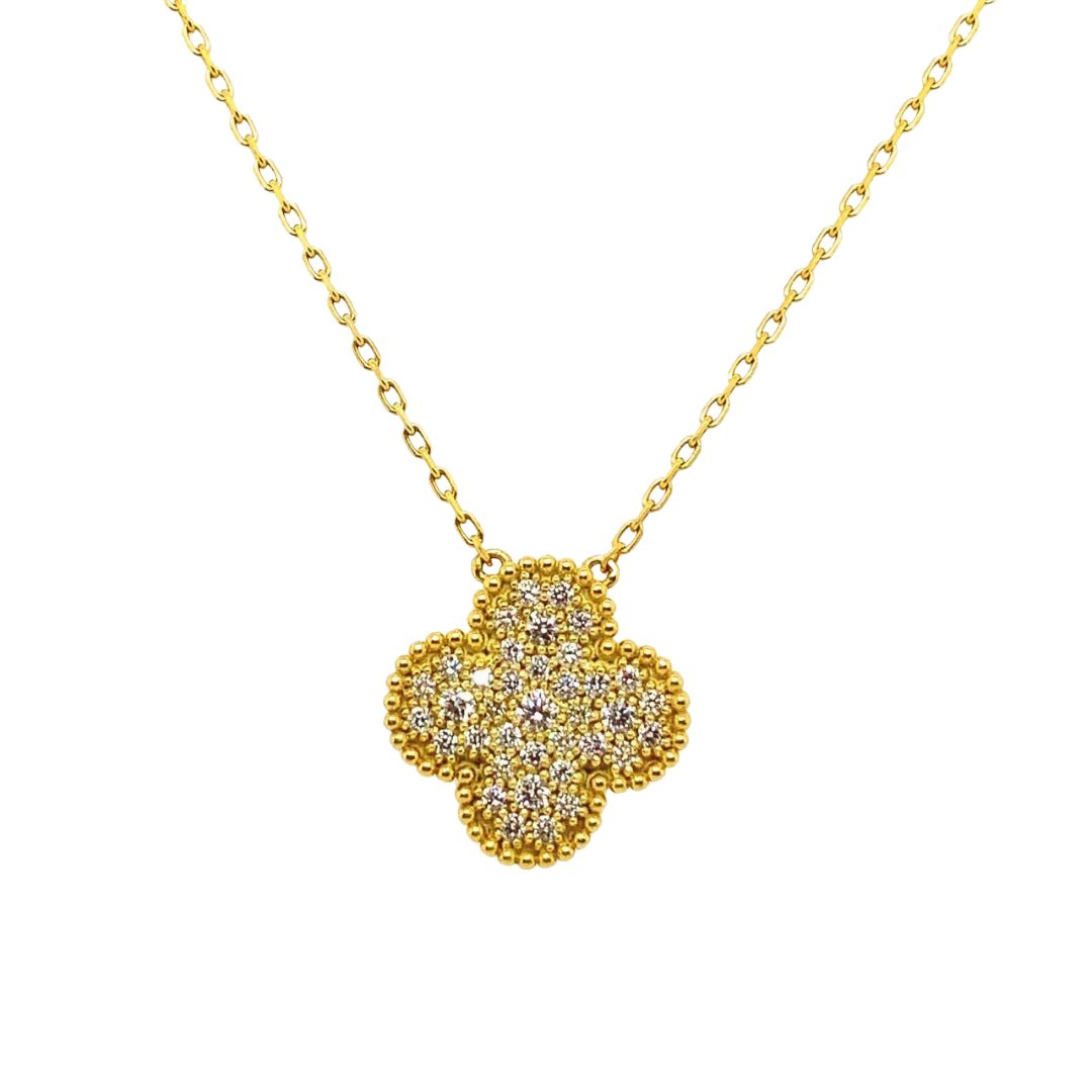 Diamond Clover Necklace