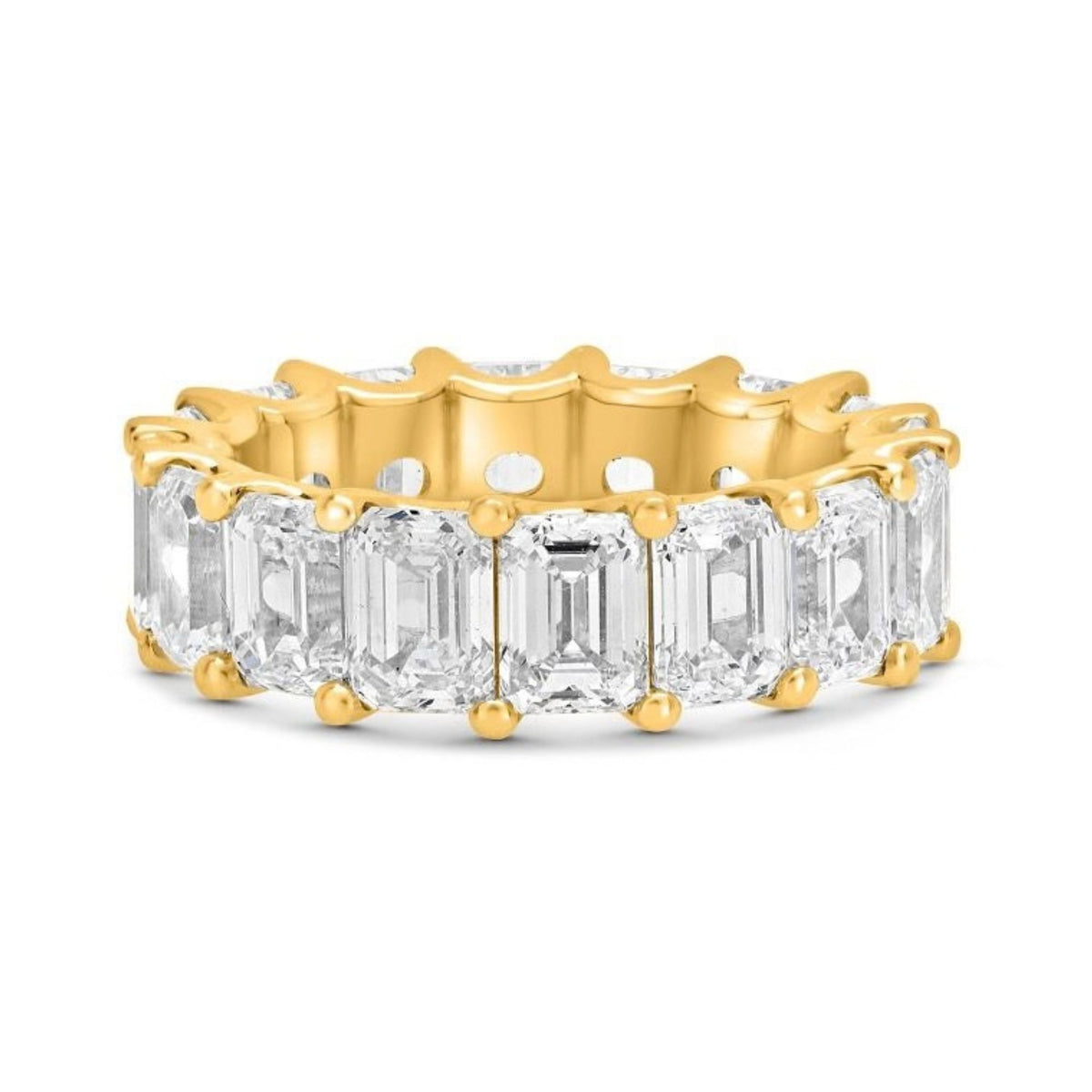 Emerald Cut Diamond Eternity Band