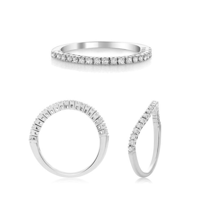 Diamond Half Eternity Band