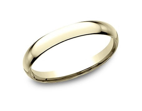 2.5MM Domed Wedding Band