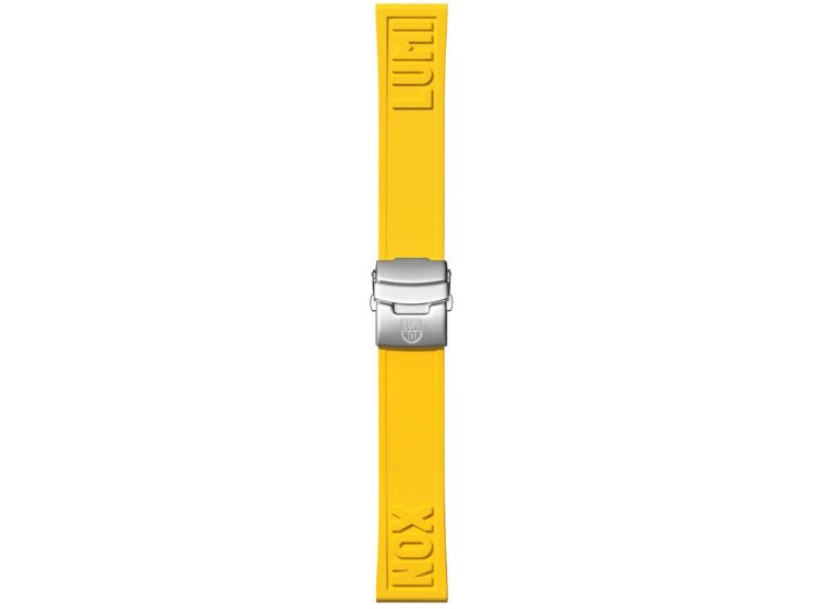Luminox Men's FPX.2406.50Q.K 24mm Cut-To-Fit Luminox Branded Strap - Yellow
