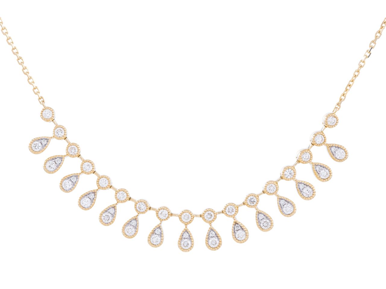 Dangle Drop Diamond Necklace