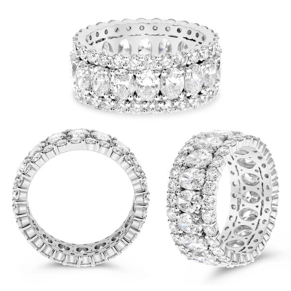 Multi-Row Diamond Eternity Band