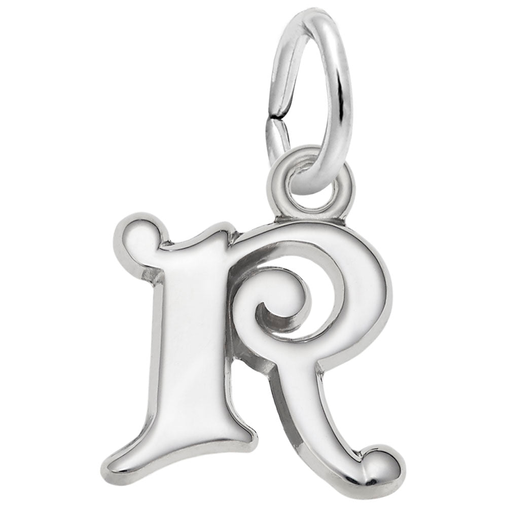 Rembrandt Charms Curly Initial Accent Charm